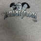 The Three Stooges Graphic Tee | Size XX-Large | Vintage 2000s Promotional Grey T-Shirt |