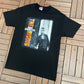 Bruce Springsteen The Rising Tour 2002 Graphic Tee | Size Large | Vintage 2000s Rock Band Black T-Shirt |