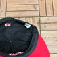 Brooks Embroidered Graphic Hat | Leather Tuck Strap | Vintage 2000s Branded Black Cap |