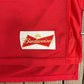 Budweiser Beer Football Jersey | Size Large | Vintage 2000s Promotional Red Jersey |
