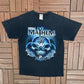 Mayhem First Annual Festival 2008 Graphic Tee | Size Medium | Vintage 2000s Heavy Metal Band Music Black T-Shirt |