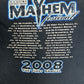 Mayhem First Annual Festival 2008 Graphic Tee | Size Medium | Vintage 2000s Heavy Metal Band Music Black T-Shirt |