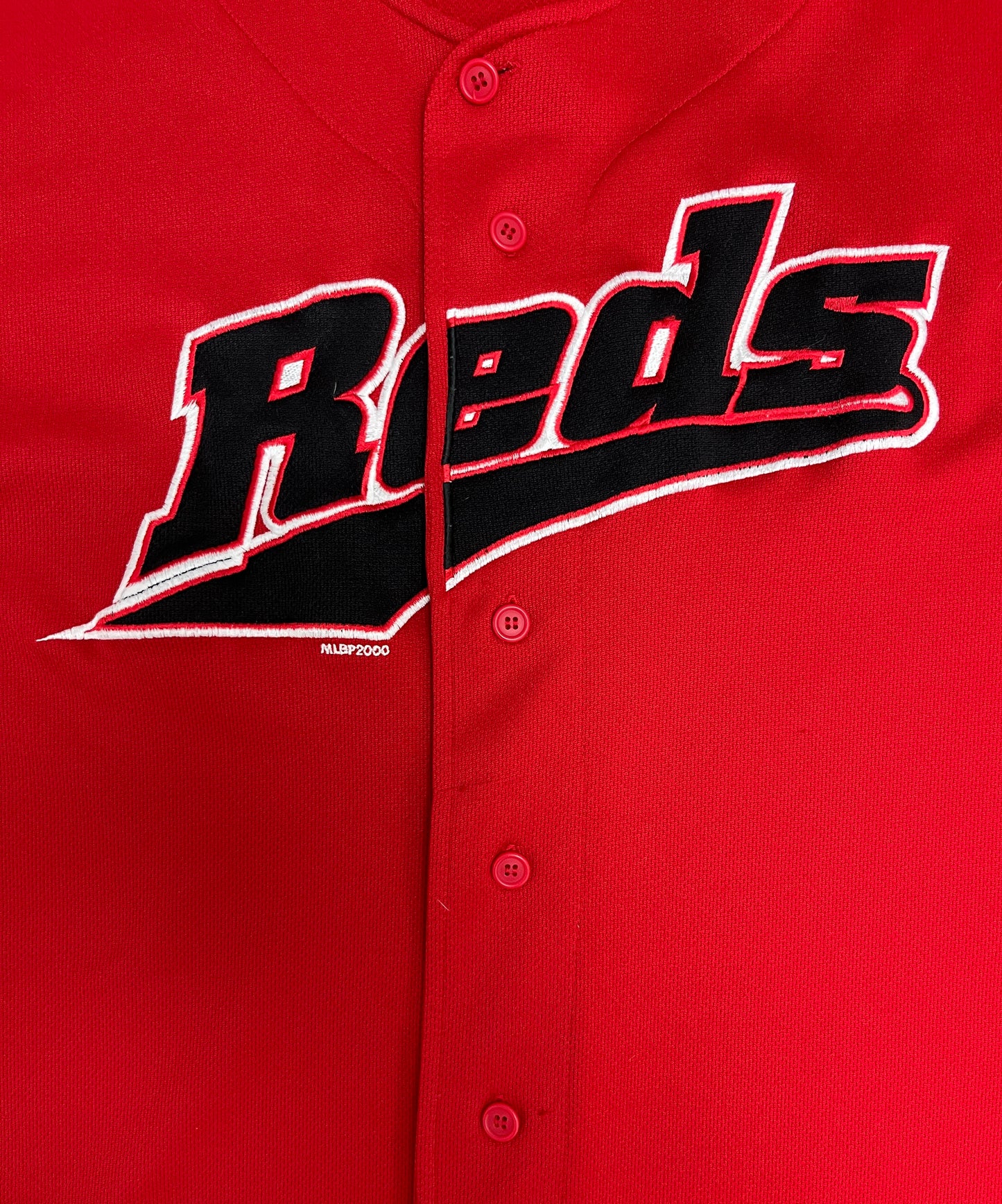 Cincinnati Reds Stitched Baseball Jersey | Size Large | Vintage 2000s MLB Baseball Red Jersey |