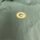 Green Bay Packers Graphic Windbreaker | Size XX-Large | Vintage 1990s NFL Football Green Jacket |