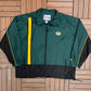 Green Bay Packers Graphic Windbreaker | Size XX-Large | Vintage 1990s NFL Football Green Jacket |