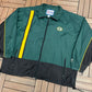 Green Bay Packers Graphic Windbreaker | Size XX-Large | Vintage 1990s NFL Football Green Jacket |