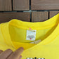 Erica Enders Slammers Racing Graphic Tee | Size Medium | Vintage 2000s Yellow Drag Racing T-Shirt |