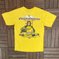 Erica Enders Slammers Racing Graphic Tee | Size Medium | Vintage 2000s Yellow Drag Racing T-Shirt |