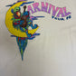 Jimmy Buffett Carnival Tour 1998 Graphic Tee | Size Large | Vintage 1990s Single Stitch Country Music White T-Shirt |