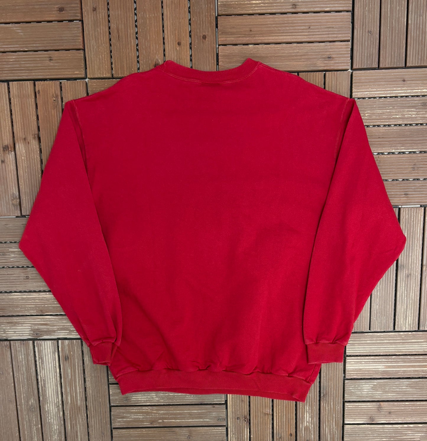McGill Redbirds University Graphic Crewneck | Size Large | Vintage 1990s University Red Sweater |