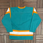 California Golden Seals Hockey Jersey | Size Large | Vintage 1970s NHL Hockey Teal Jersey |