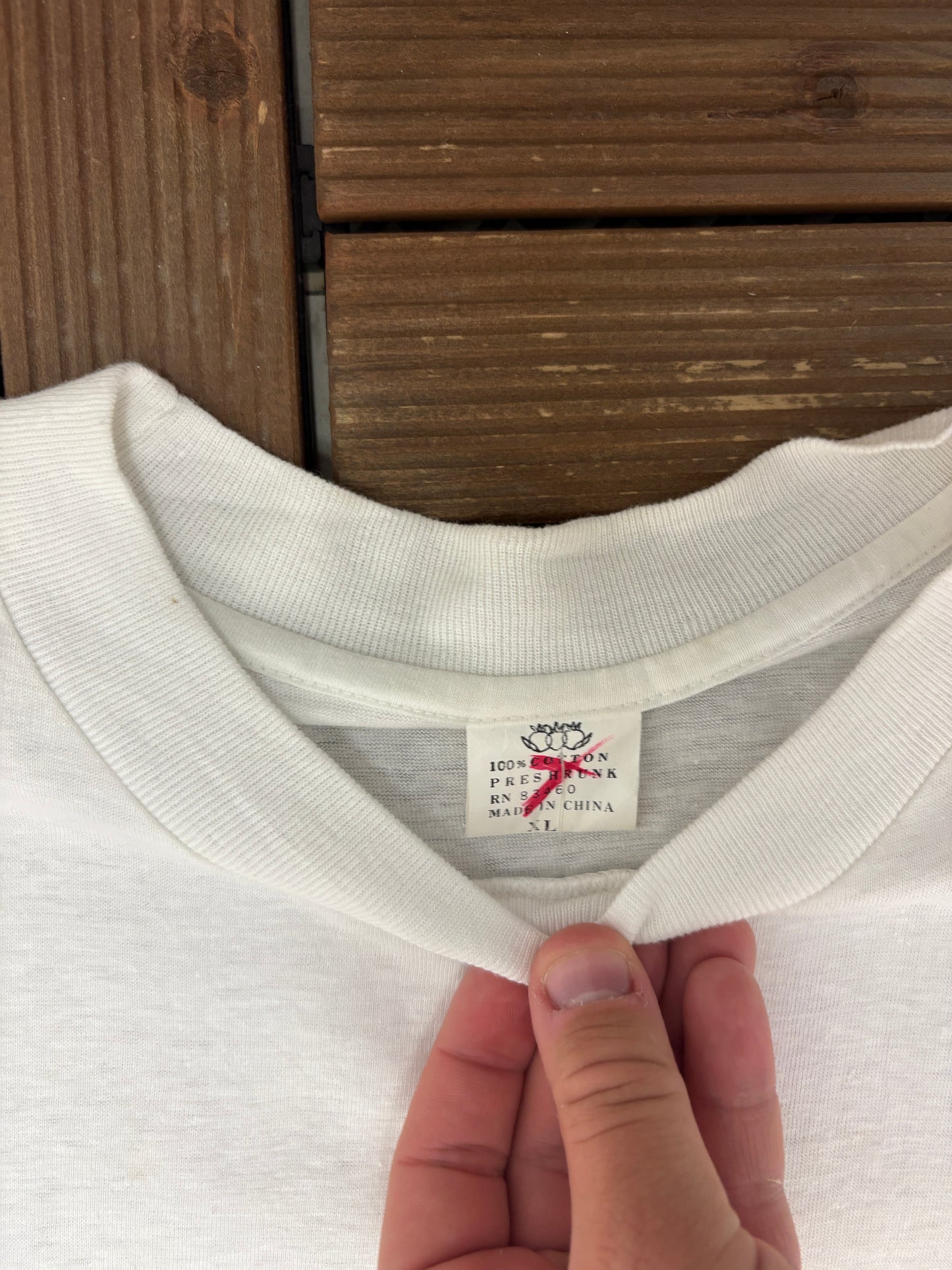 Friends Sitcom Graphic Tee | Size X-Large | Vintage 1990s Promotional Single Stitch White T-Shirt |
