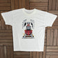 Train Tunnel Graphic Tee | Size X-Large | Vintage 1990s Promotional White T-Shirt |