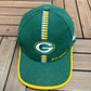Green Bay Packers Embroidered Graphic Hat | Metal Clasp | Vintage 1990s NFL Football Green Cap |