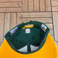 Green Bay Packers Embroidered Graphic Hat | Metal Clasp | Vintage 1990s NFL Football Green Cap |