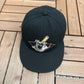 Jamestown Jammers Graphic Hat | Size 7 5/8 | Vintage 2000s MiLB Baseball Black Fitted Cap |