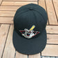 Jamestown Jammers Graphic Hat | Size 7 5/8 | Vintage 2000s MiLB Baseball Black Fitted Cap |