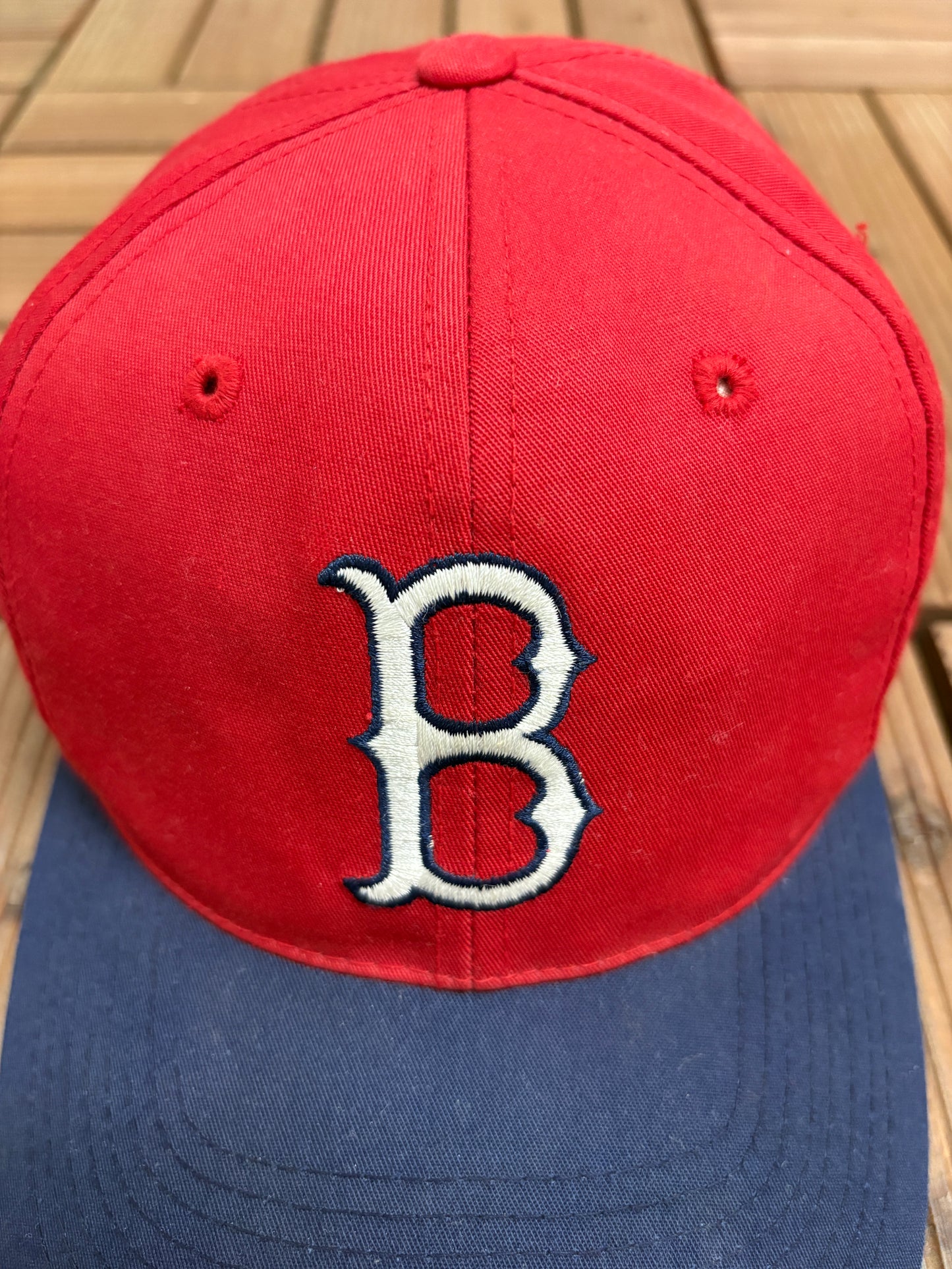 Boston Red Sox Embroidered Hat | Snap Back | Vintage 1990s MLB Baseball Red Baseball Cap |
