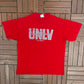 University of Nevada Las Vegas Runnin' Rebels Graphic Tee | Size X-Large | Vintage 1990s College Red T-Shirt |
