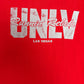 University of Nevada Las Vegas Runnin' Rebels Graphic Tee | Size X-Large | Vintage 1990s College Red T-Shirt |