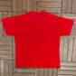 University of Nevada Las Vegas Runnin' Rebels Graphic Tee | Size X-Large | Vintage 1990s College Red T-Shirt |