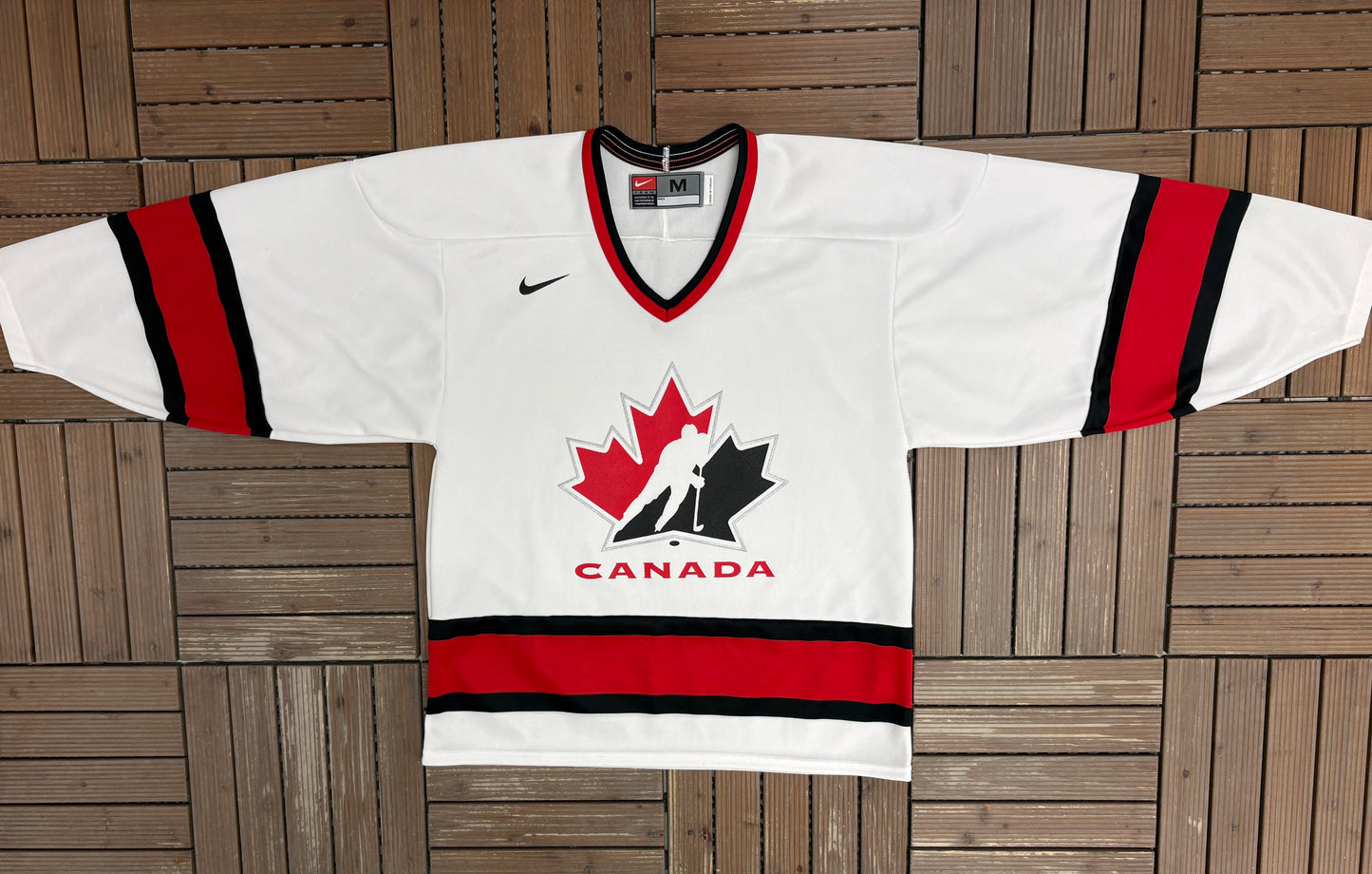 Team Canada Hockey Jersey | Size Medium | Vintage 2000s Hockey White Nike Jersey |