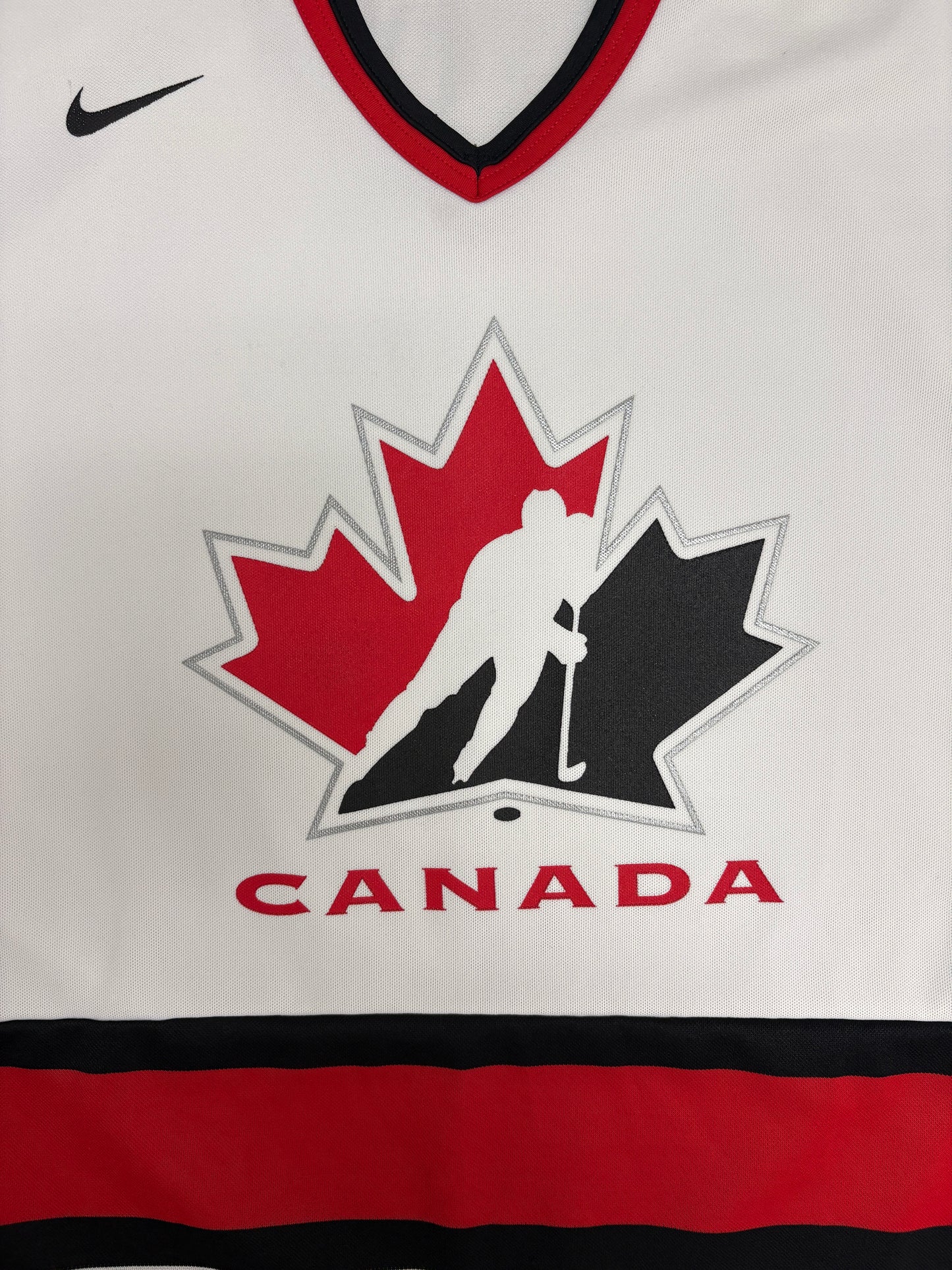 Team Canada Hockey Jersey | Size Medium | Vintage 2000s Hockey White Nike Jersey |