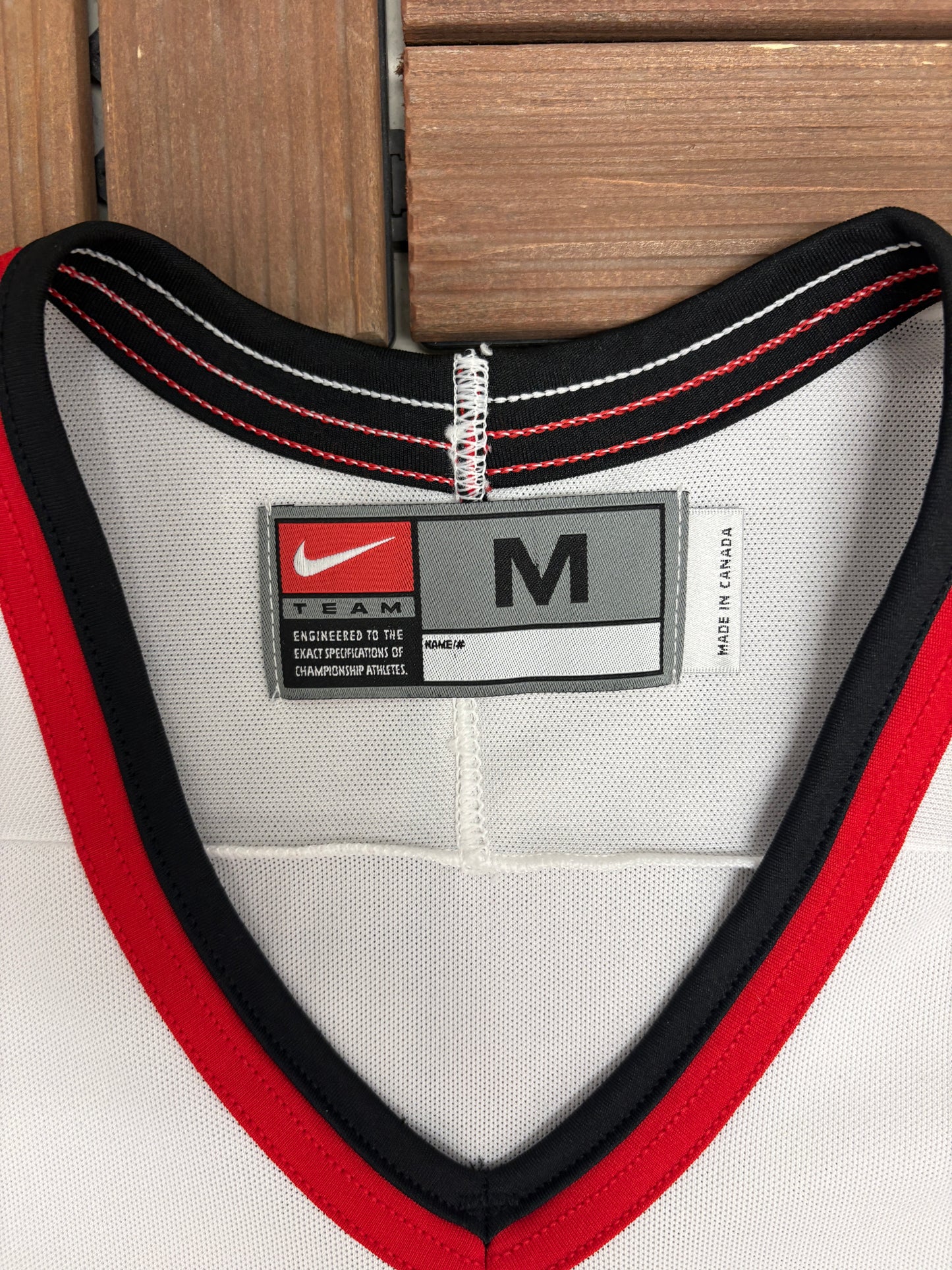 Team Canada Hockey Jersey | Size Medium | Vintage 2000s Hockey White Nike Jersey |
