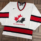 Team Canada Hockey Jersey | Size Medium | Vintage 2000s Hockey White Nike Jersey |