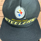 Pittsburgh Steelers Graphic Hat | Snap Back | Vintage 1990s NFL Football Black Cap |