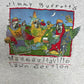 Jimmy Buffett's Margaritaville Lawn Section Tour '98 Graphic Tee | Size Medium | Vintage 1990s Country Music Grey T-Shirt |