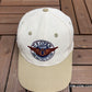 US Open 1998 Olympic Club Graphic Hat | Metal Clasp | Vintage 1990s Golf Tournament Beige Cap |