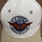 US Open 1998 Olympic Club Graphic Hat | Metal Clasp | Vintage 1990s Golf Tournament Beige Cap |
