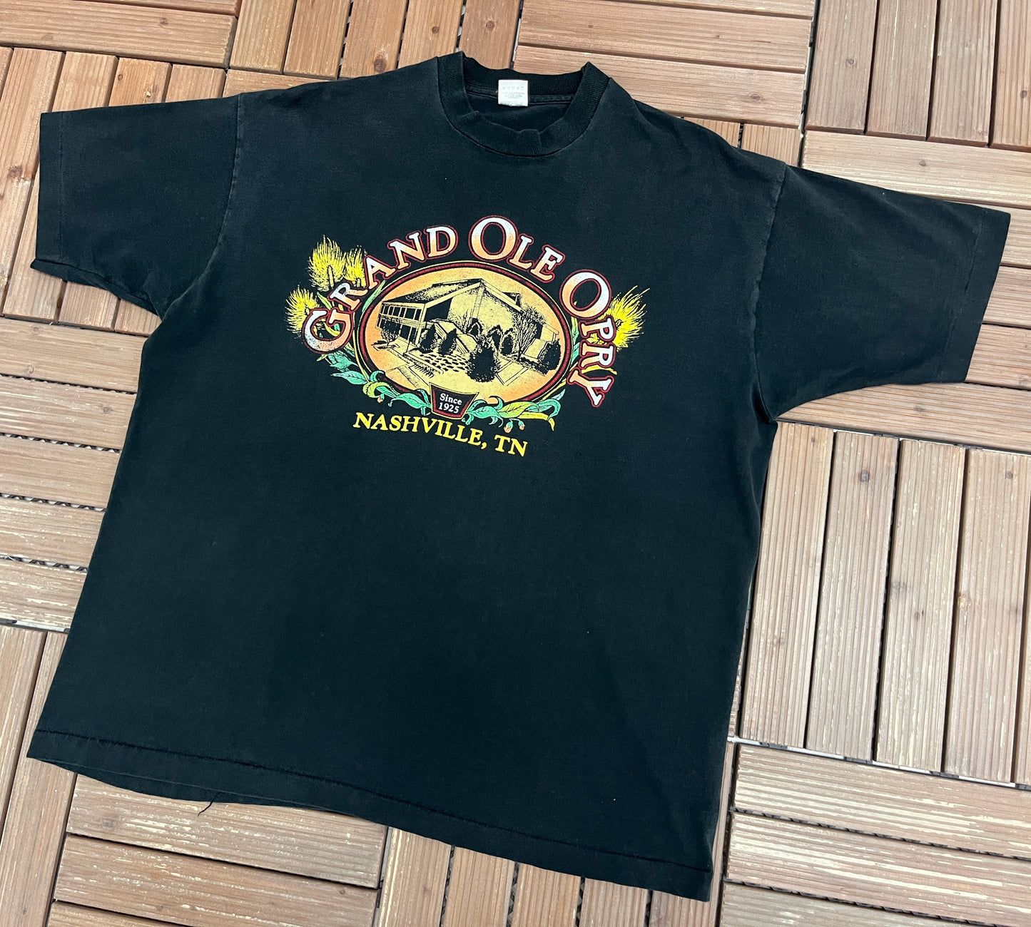 Grand Ole Opry Nashville, Tennessee Graphic Tee | Size XX-Large | Vintage 1990s Single Stitch Country Music T-Shirt |