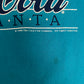 Enjoy Coca-Cola Atlanta Graphic Tee | Size X-Large | Vintage 1990s Beverage Promotional Teal T-Shirt |