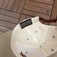 US Open 1998 Olympic Club Graphic Hat | Metal Clasp | Vintage 1990s Golf Tournament Beige Cap |
