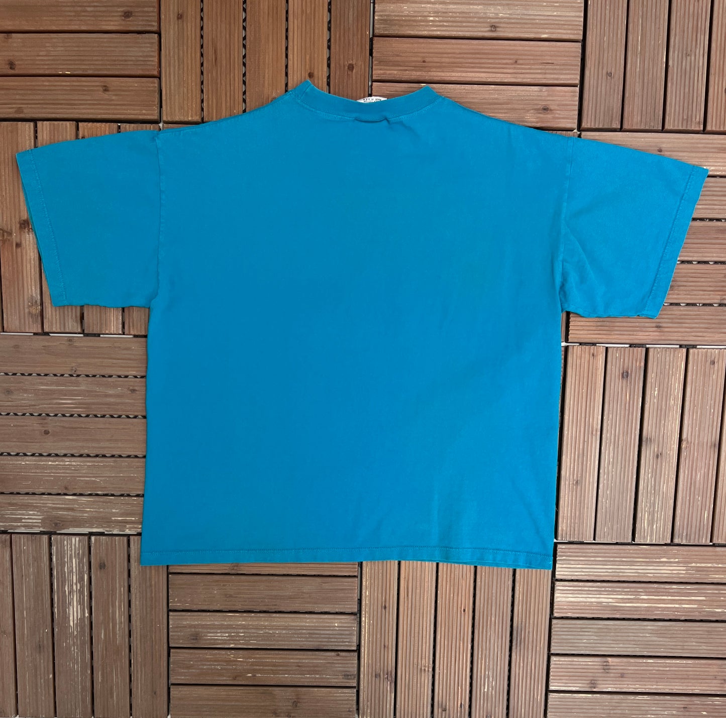 Enjoy Coca-Cola Atlanta Graphic Tee | Size X-Large | Vintage 1990s Beverage Promotional Teal T-Shirt |