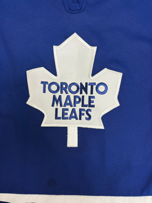 Toronto Maple Leafs Owen Nolan Hockey Jersey | Size Large | Vintage 2000s NHL Hockey Blue Jersey |