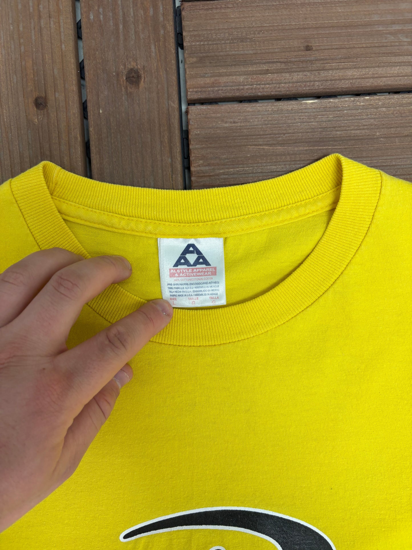 Lego Bionicle Graphic Tee | Size Large | Vintage 2000s Promotional Yellow T-Shirt |