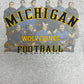 Michigan Wolverines Football Tradition Graphic Tee | Size Large | Vintage 1990s College Football Grey T-Shirt |