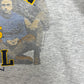 Michigan Wolverines Football Tradition Graphic Tee | Size Large | Vintage 1990s College Football Grey T-Shirt |