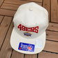 San Francisco 49ers Super Bowl XXIX Graphic Hat | Snap Back | Vintage 1990s NFL Football White Cap |