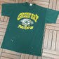 Green Bay Packers Graphic Tee | One Size Fits All | Vintage 1990s NFL Football Green T-Shirt |