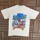 Certified Beach Bum Graphic Tee | Size Medium | Vintage 2000s Funny White T-Shirt |