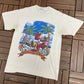 Certified Beach Bum Graphic Tee | Size Medium | Vintage 2000s Funny White T-Shirt |