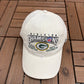 Green Bay Packers 2003 NFC North Champions Graphic Hat | Strap Back | Vintage 2000s NFL Football White Cap |