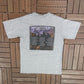 Dave Matthews Band Spring Tour 2002 Graphic Tee | Size Medium | Vintage 2000s Rock Band Distressed Grey T-Shirt |