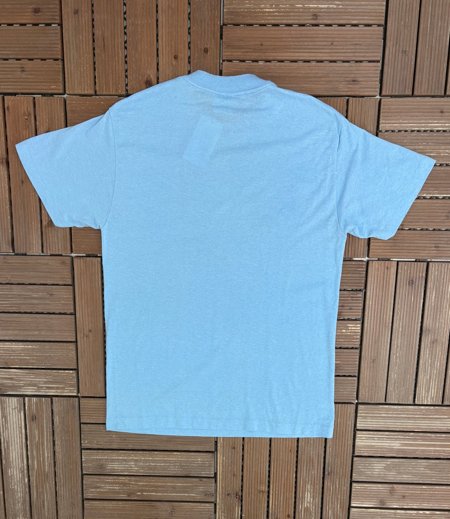 Round Hill Mount Vernon, Ohio Graphic Tee | Size Large | Vintage 1990s Tourist Blue T-Shirt |