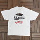 Cheers Boston Graphic Tee | Size X-Large | Vintage 1990s Promotional White T-Shirt |