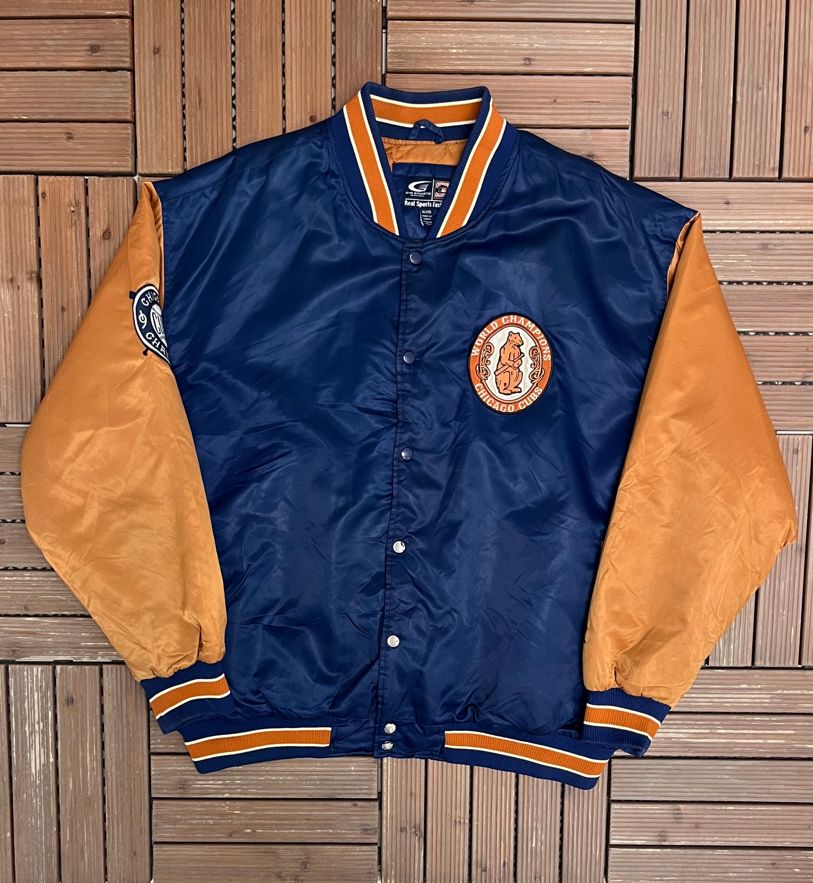 Cubs jacket best sale world series